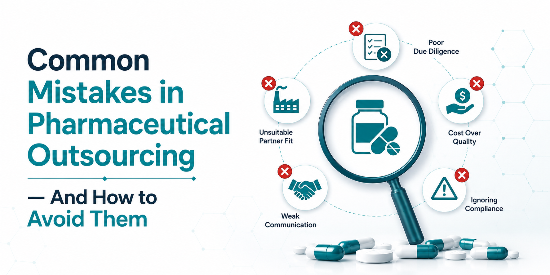 Common Mistakes in Pharmaceutical Outsourcing — And How to Avoid Them